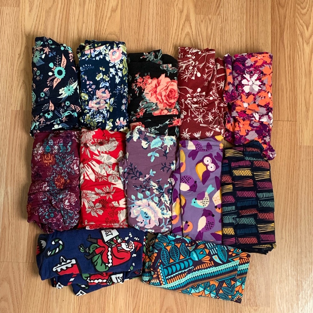 Lu La Roe TC Legging Lot 12 Pairs!